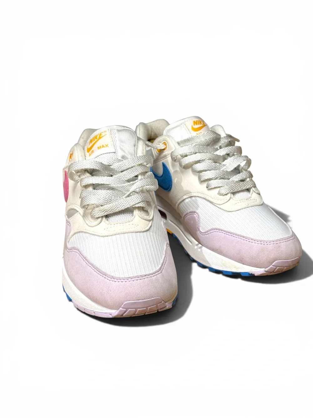 Nike Women’s Low-Top Sneakers in White, Pink & Lavender
